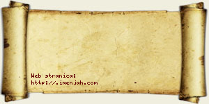 Kristina Bačević vizit kartica